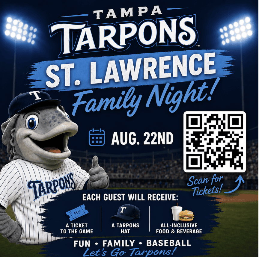 Tarpons Announce St. Lawrence Family Night